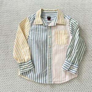 Rowing Blazers Target Multi Pastel Stripe Buttondown Preppy Shirt Toddler 3T